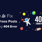 How to fix WordPress posts returning 404 error
