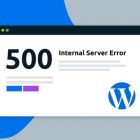How to solve the 500 internal server error in WordPress?